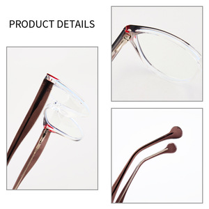 23004 Montures de lunettes œil-de-chat pour enfants, monture intégrale TR90, verres AC, protection anti-lumière bleue, légères, origine Taizhou - Product Image 4