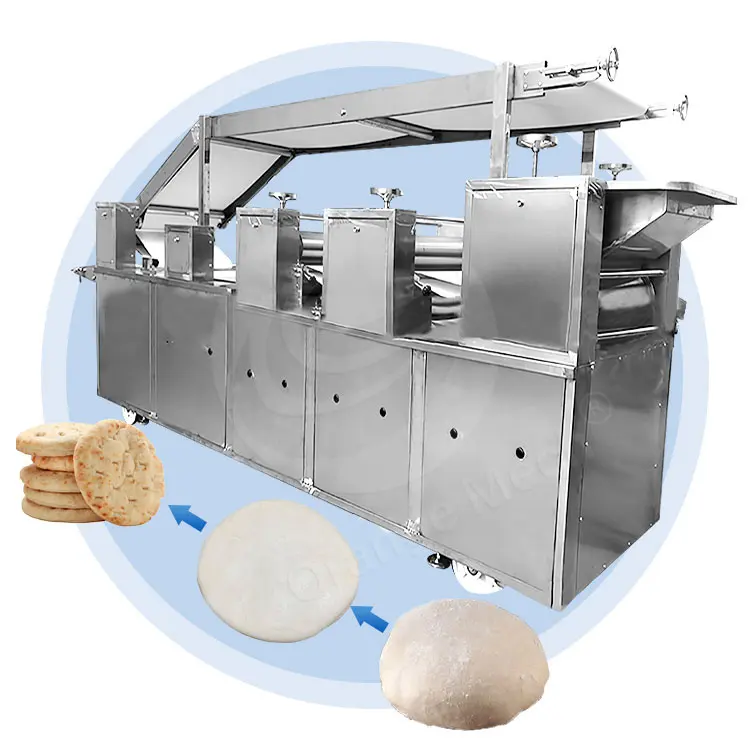 خط إنتاج وماكينة صنع الخبز العربي الأوتوماتيكية بالكامل من ORME ماكينة صنع خبز الشباتي والتورتيلا الصغيرة