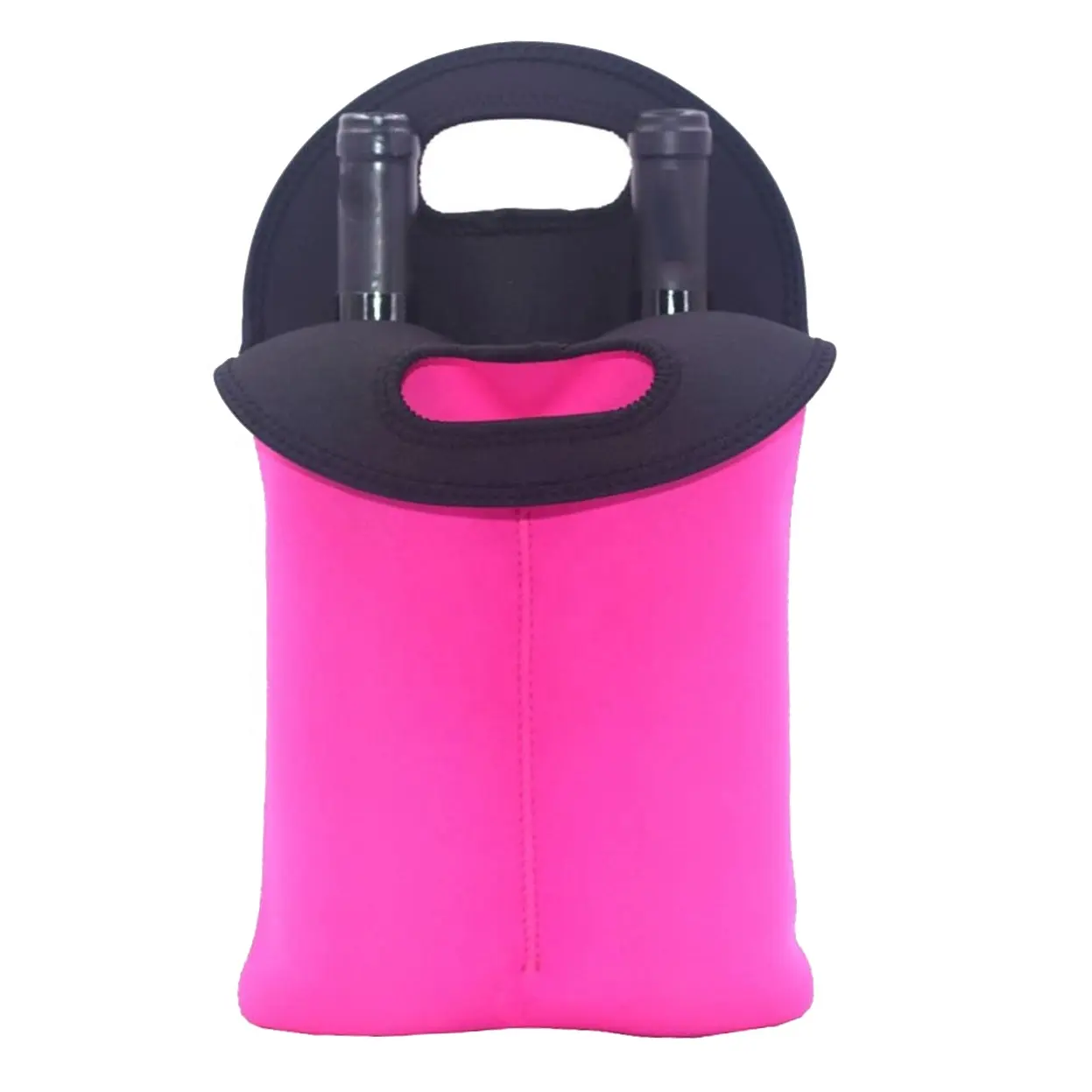 Rượu Vang tàu sân bay Tote Túi Neoprene đôi giữ chai rượu vang