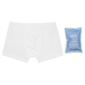 Caleçons jetables pour hommes en pur coton blanc, taille mi-haute, légers, tendance, pour salon et hôtel - Product Image 2
