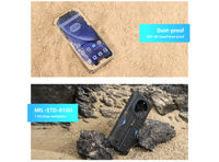 Teléfono Inteligente Resistente Fossibot Flagship F105, Pantalla de 6.745 Pulgadas FHD+ 120Hz, Batería de 10300mAh, Resistente al Agua y al Polvo IP68, Android 14, Octa Core, GPS