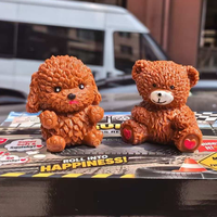Meilleures ventes : Ours en peluche en forme de blocs de construction, simulation d'animaux, style célébrité en ligne, mignon, à récupération lente.