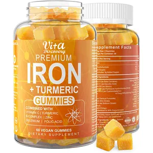 プライベートラベルBLOODBUILDER Iron Gummies Vitamin C Folic & Vitamin B Complex Iron Deficiency & Boost Hemoglobin