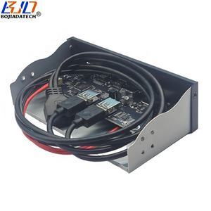 5.25 "Bureaublad Computer Behuizing Voorpaneel Met <span class=keywords><strong>2</strong></span> * Usb 3.<span class=keywords><strong>2</strong></span> Type-A + Dual 5Gbps Type-C + 3.5Mm Hd Audio & Tf Sd Kaarthouder - Product Image 4