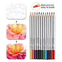 Crayons de couleur métalliques portables Colorworld personnalisés en gros, crayons à dessin pour l'art, ensemble de 71 crayons de couleur pour le dessin, nylon