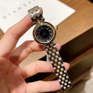 Montre-bracelet à <span class=keywords><strong>quartz</strong></span> Virtue 2026 pour femme, en acier inoxydable <span class=keywords><strong>blanc</strong></span> et or bicolore, durable, en alliage, résistante à l'eau 3 ATM, élégante et tendance - Product Image 4