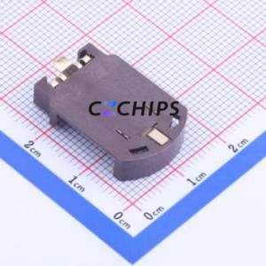 BS-08-B2AA010 Button & Strip Battery Connector SMD Connector Battery Holder CR2032 Phosphor Bronze - Product Image 2