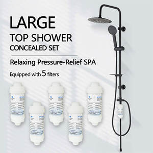 Ensemble <span class=keywords><strong>de</strong></span> <span class=keywords><strong>douche</strong></span> complet avec filtre, élimine les impuretés et la rouille, <span class=keywords><strong>douche</strong></span> <span class=keywords><strong>de</strong></span> plafond purifiante - Product Image 1