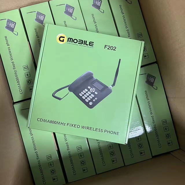 Gmobile F202 Fixed Wireless Desk Phone - Long-Range Coverage and Uninterrupted Calls Via External TNC Antenna