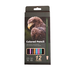 Bview Art Juego de bolígrafos de pintura soluble en agua de 12 Colores Pinceles de pintura aceitosa para niños Lápices de colores - Product Image 1