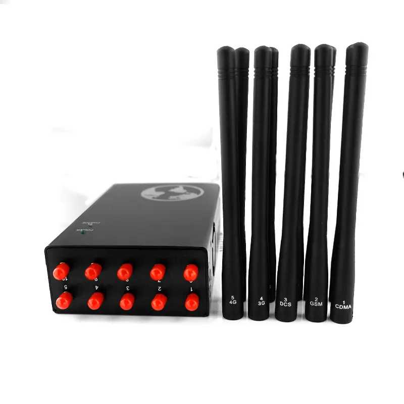 10 Antenna Portable phone signal detector 2G 3G 4G  5G  WIFI 2.4G 5.8G GPS All Frequency Device