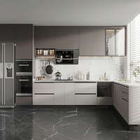 Armoires de cuisine françaises modernes sur mesure en bois massif, design personnalisé, sophistiquées, en bois naturel, modulaires, pour cuisine de luxe
