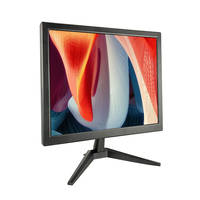 Monitor de Computadora de 15 Pulgadas con Pantalla Cuadrada 4:3, LCD TFT USB AV LED, Monitor de PC de Escritorio con Soporte VESA para Oficina y Comercio