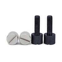Tornillo de mariposa para cámara 1/4-20 con mango en T de aluminio y perno de acero inoxidable, tornillo de montaje para trípode M4/M5/M6/M8, mecanizado CNC