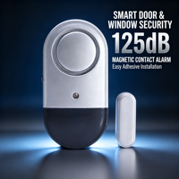 Sensor Alarm Magnetik Pintu Jendela Keamanan Rumah MEINOE 125dB, Pasokan Grosir Pabrik OEM
