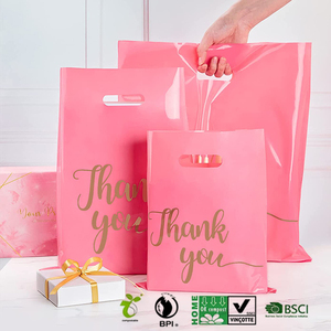 Bolsas de plástico biodegradables para la compra, embalaje para <span class=keywords><strong>ropa</strong></span> con diseño impreso personalizado, su propio logotipo - Product Image 3