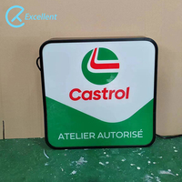 Nouvelle vente chaude, boîte lumineuse ultra-fine au néon, taille personnalisée, boîte lumineuse publicitaire extérieure
