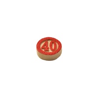 Vente en gros de 90 pièces de jeu de bingo en bois à face unique avec marqueur à poignée en plastique pour un marquage efficace du bingo