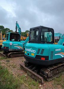 Excavadora de cadenas Sunward Swe60e de marca china a precio económico, excavadora hidráulica pequeña de 6 toneladas, miniexcavadora usada Swe60 en venta - Product Image 6