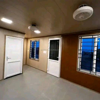 Maisons en conteneurs d'expédition en acier extensibles à 2 étages et 5 chambres, prêtes à être expédiées, 20 pieds, 40 pieds, cube haut, salon, design moderne, villa