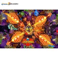 Logiciel de jeu de pêche Monster Revenge Ocean King 3, borne d'arcade en métal, 8 joueurs, machine de jeu de pêche en anglais