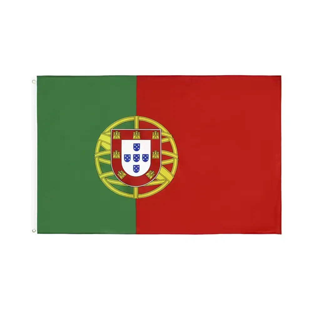 מכירה ישירה במפעל נווקסין 3x5ft דגל פורטוגל הדפסה דיגיטלית 100% פוליאסטר דגל לספורט