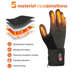 Winter <b>Gloves</b> Outdoor Smart Heating <b>Gloves</b> Rechargeable Battery Electric Heated <b>Gloves</b> - Product Image 4