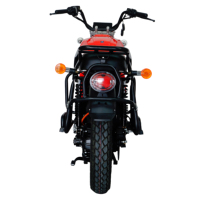 Moto électrique vintage haute vitesse 72V, moteur brushless 4000W, double amortisseur hydraulique, frein à disque, homologuée pour la route, pour adultes