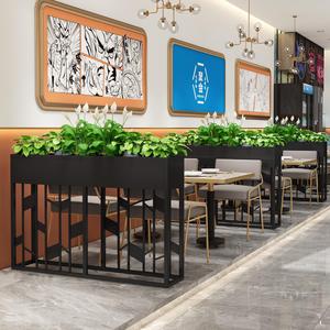 I1010 ristorante unico divisorio in <span class=keywords><strong>ferro</strong></span> Hotel <span class=keywords><strong>fioriera</strong></span> scatola con piante e fiori per la decorazione - Product Image 3