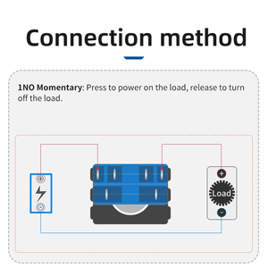 Interrupteur à bouton 20a 30mm interrupteurs à bouton-poussoir contrôle de charge de puissance métal Ip65 commutateurs à bouton d'arrêt de démarrage poussoir pour Machine - Product Image 4