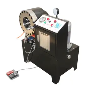 CE pabrik otomatis listrik 1/8 5-2 inci 4SP 12 mati tekanan tinggi selang hidrolik pas mesin Press Crimping