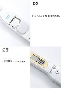 Upgrade der betriebenen Waage Digitale Löffel Tragbare elektronische Waage zum Kochen in der Küche - Product Image 4