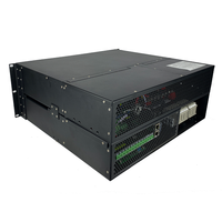 Chargeur de batterie monophasé haute efficacité 220V 110V 100A, sortie 10K, redresseur AC-DC modulaire pour l'industrie des télécommunications, montage en rack