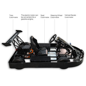 Vortkart de Fábrica: Go Kart Eléctrico de Carreras para Exteriores, <span class=keywords><strong>Karting</strong></span> de Derrape de Cuatro Ruedas 2000W 60km/h para Adultos - Product Image 4