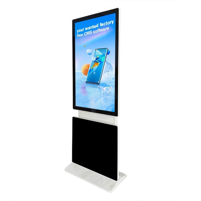 Commercial Rotatable Digital Signage Kiosk 43 49 55 Inch 4K LCD Android Screen Vertical Horizontal for Indoor Advertising