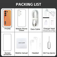 Téléphone Original C50 PRO 16G+1TB Android 15 Écran perforé de 7,3 pouces avec IA, Conception personnalisée ODM/OEM pour téléphones mobiles