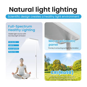 Dispositivo de Terapia de Luz LED Portátil de Aluminio de 10,000 Lux, Diseño Moderno, Sin Parpadeos, para el Trastorno Afectivo Estacional, Bienestar en la Oficina, Alto CRI >95, 3 Años - Product Image 5