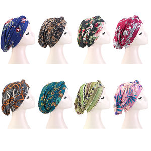 Turban Chapeau Élastique à <span class=keywords><strong>Tresse</strong></span> Imprimé pour Femme, Turban Doux et <span class=keywords><strong>Ethnique</strong></span>, Bandeau Chaud de Vente - Product Image 3