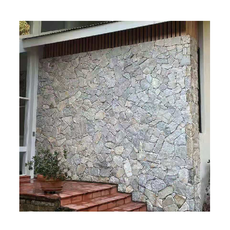 Натуральный облицовочный камень, Серый Известняк для внутренней наружной стены