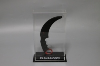 OEM ODM Lucite Poignard Stand Couteau Collectif Poignard Titulaire Acrylique Karambit Présentoir Avec Logo