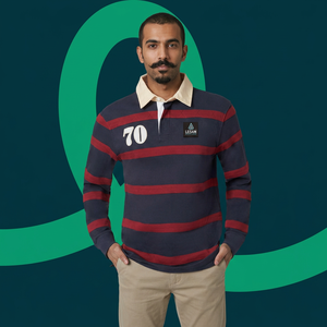 Wholesale Custom Breathable Eco-Friendly Plaid Rugby Shirts Sportswear Unisex Teams Full Sleeve Front Australia Embroidered S - Product Image 1