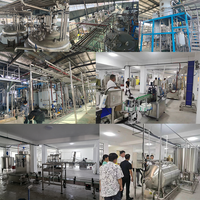 Volautomatische 3-In-1 Tankvulmachine Voor Flessenvulling En Etikettering Van Waterflessen Voor Kleinschalige Plantkosten