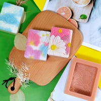 Moules à savon carrés et rectangulaires en nid d'abeille 3D personnalisés de haute qualité, fabriqués directement par UNIMOULD, écologiques, de qualité alimentaire, faits à la main