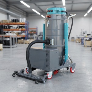Nouvel aspirateur industriel électrique robuste pour sols humides et secs en acier inoxydable, grande capacité, forte aspiration pour la collecte de poussière - Product Image 1