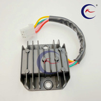 FIGHTER MOTO Voltage Regulator Rectifier of Motorcycle Lights Always on 5 Pin Stabilizer Double Battery for Honda Bross Skua150