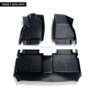 Tappetini Auto 3D in TPE Professionali Sagomati a Copertura Totale, Anti-Sporco, a Pulizia Rapida, per TIGGO 7 2016-2019 - Product Image 1