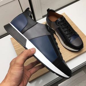 Chaussures de sport en cuir véritable pour hommes, baskets décontractées, de luxe, à la mode, 2020 - Product Image 2