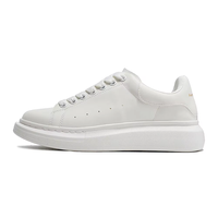 Baskets montantes rétro de luxe pour hommes et femmes - Tige en cuir véritable, doublure rembourrée, design respirant, chaussures épaisses