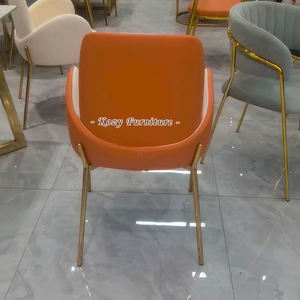 Prix de liquidation Chaise de salle à manger moderne de haute qualité avec pieds en métal et dossier souple pour la maison, l'école, le <span class=keywords><strong>restaurant</strong></span> et l'hôtel - Product Image 6