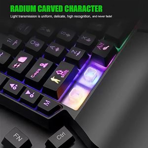 <span class=keywords><strong>Clavier</strong></span> mécanique ergonomique filaire à une <span class=keywords><strong>main</strong></span>, rétroéclairage LED arc-en-ciel, 39 touches, mini <span class=keywords><strong>clavier</strong></span> de jeu portable <span class=keywords><strong>pour</strong></span> PC/ordinateur de bureau - Product Image 5